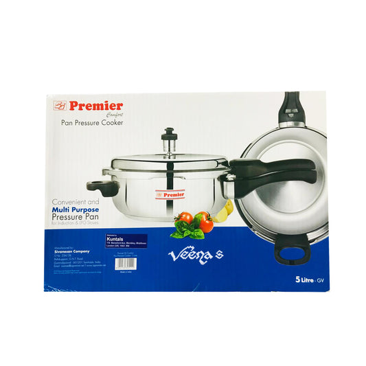 Premier Comfort Pan Pressure Cooker (Multi Purpose Pressure Pan) 5L