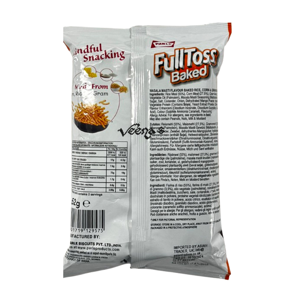 Parle Full Toss Baked (Masala Masti Flavour)52g