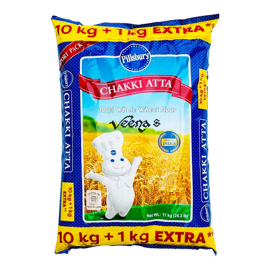 Pillsbury Chakki Atta 11 kg(10 kg+ 1 Kg Extra)
