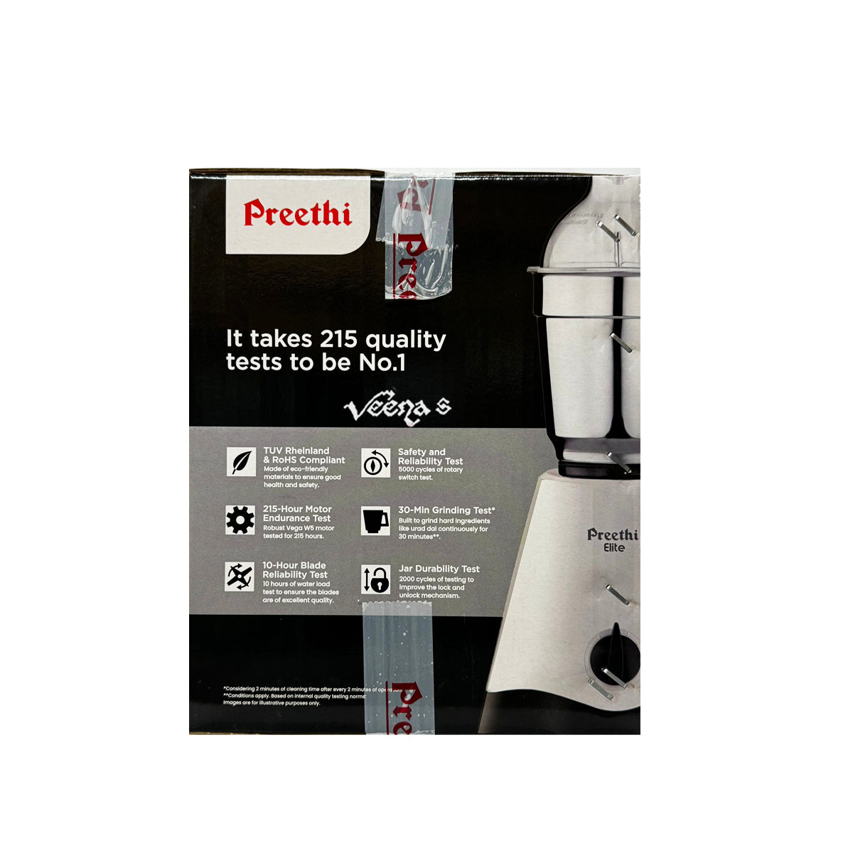 Buy Preethi Elite Mixer Grinder 600W at Veenas.com - Online Indian Grocery Store UK