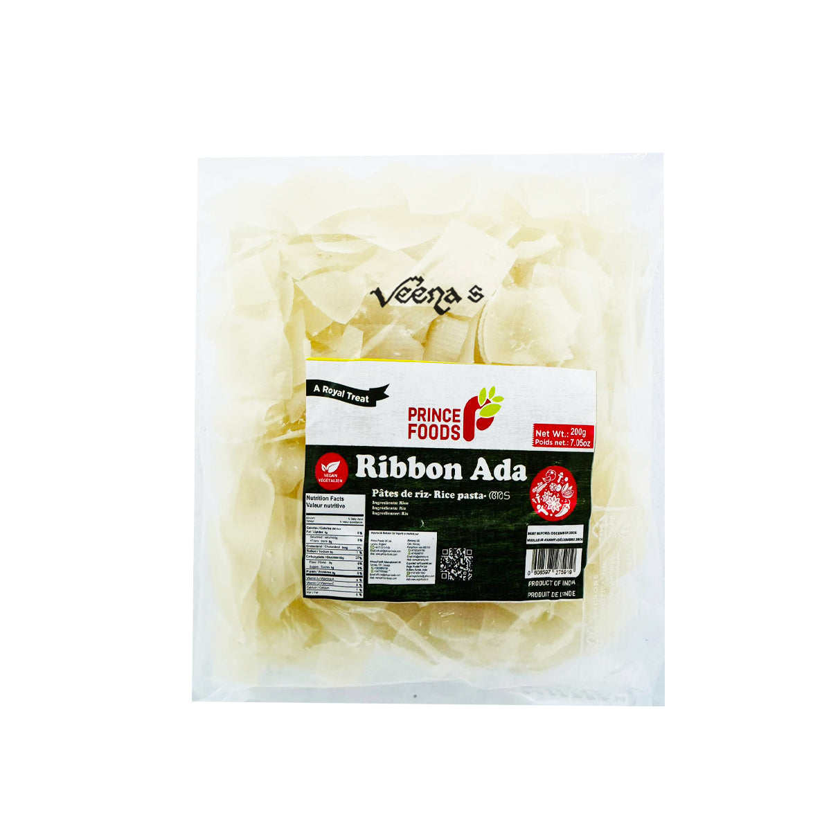 Buy Prince Foods Ribbon Ada 200g at Veenas.com - Online Indian Grocery Store UK
