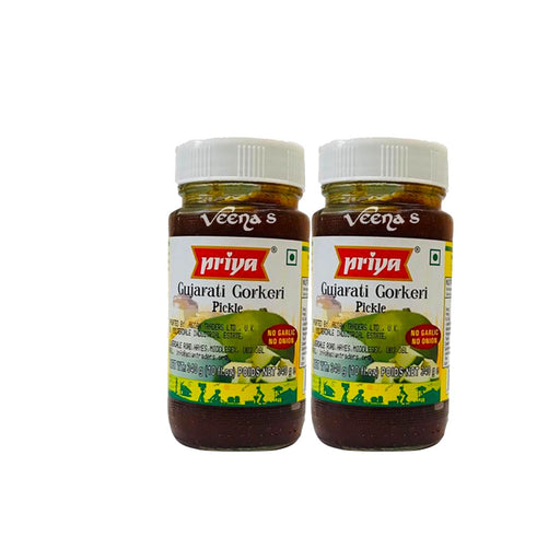 Priya Gujarati Gorkeri Pickle 300g Pack of 2