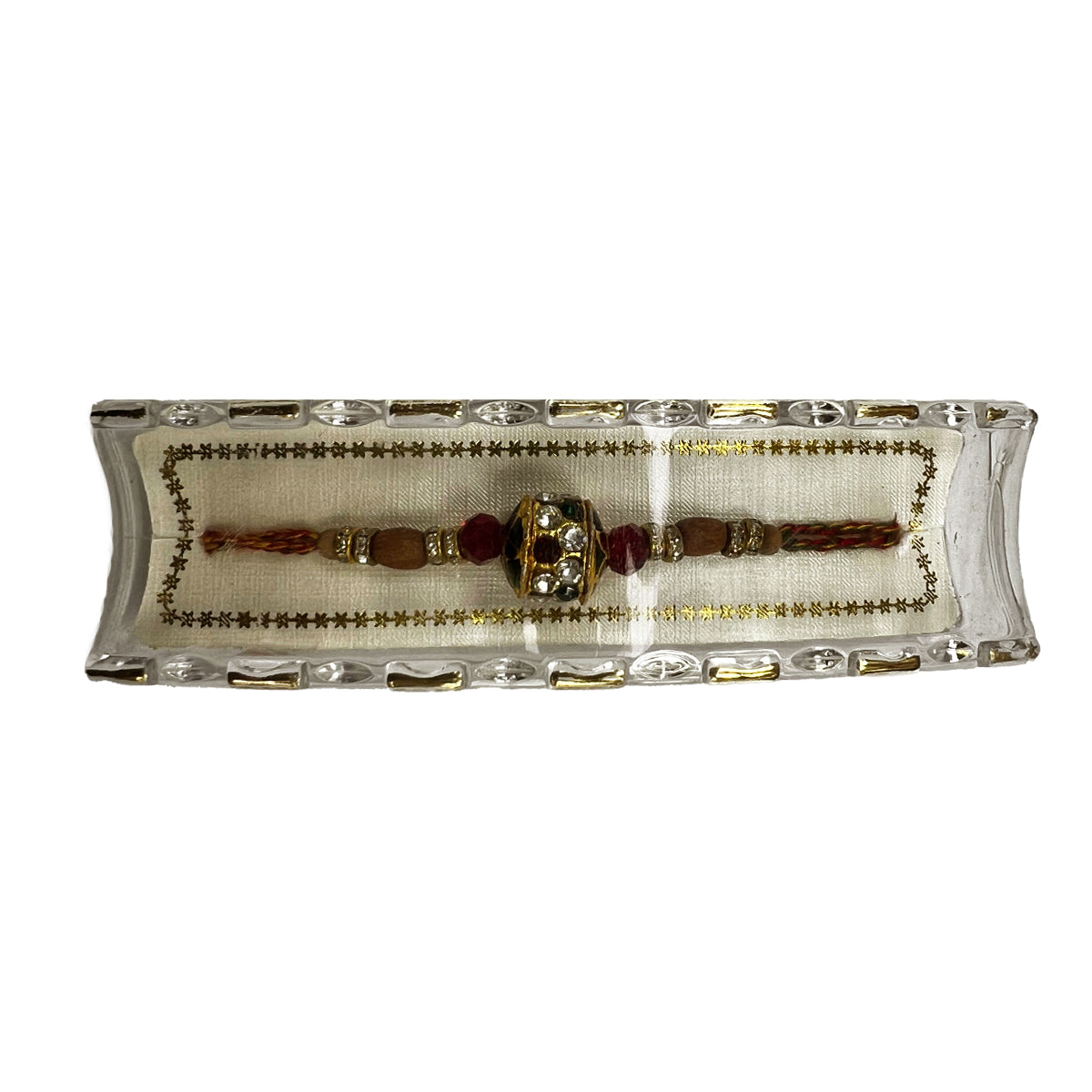 Buy Rakhi Antique Beaded Design at Veenas.com - Online Indian Grocery Store UK
