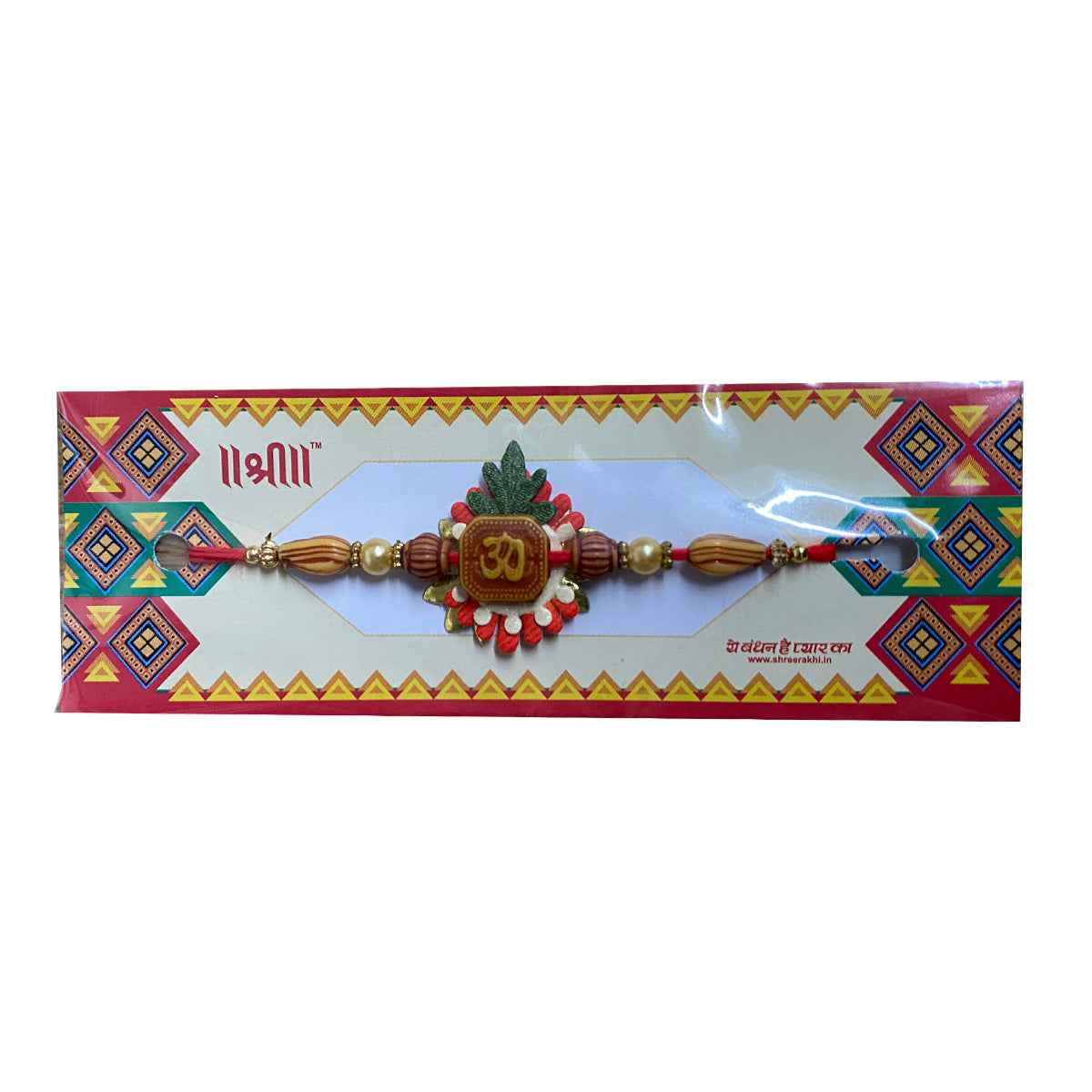 Buy Rakhi Om Beaded Design at Veenas.com - Online Indian Grocery Store UK