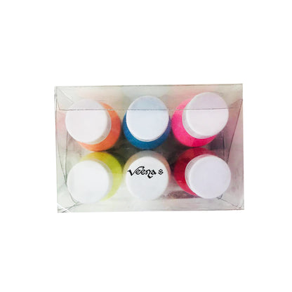 Buy Food Factory Rangoli Colour (Set of 6 Colors) - 680Gm at Veenas.com - Online Indian Grocery Store UK