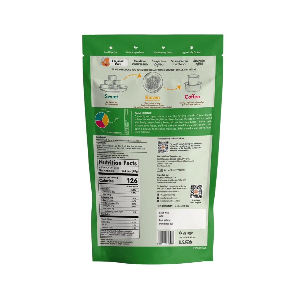 Buy SKC Kara Boondi 180g at Veenas.com - Online Indian Grocery Store UK