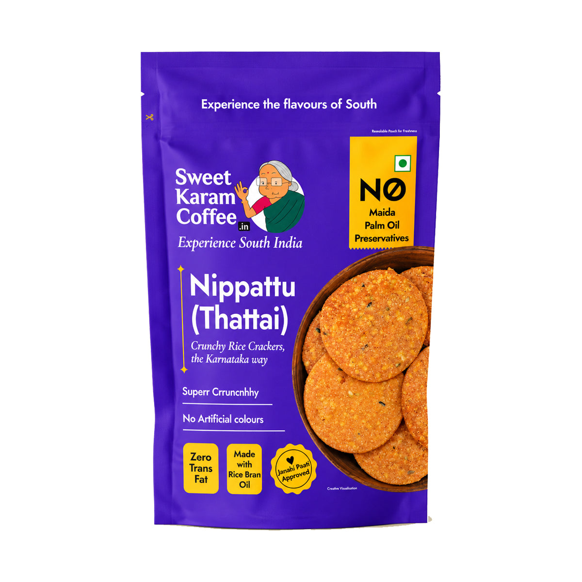 Buy SKC Nippattu (Thattai) 180g at Veenas.com - Online Indian Grocery Store UK