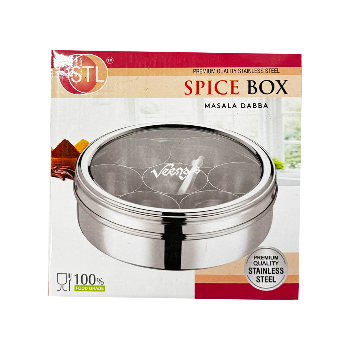 STL Spice Box Masala Dabba