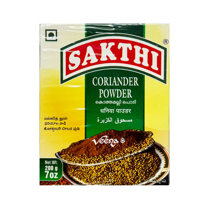 Buy Sakthi Coriander Powder 200g at Veenas.com - Online Indian Grocery Store UK