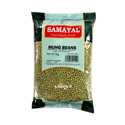 Buy Samayal Mung Beans 1kg at Veenas.com - Online Indian Grocery Store UK