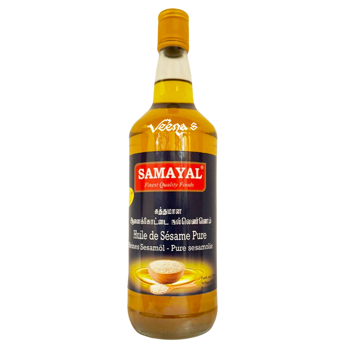 Buy Samayal Pure Sesame Oil 750ml at Veenas.com - Online Indian Grocery Store UK