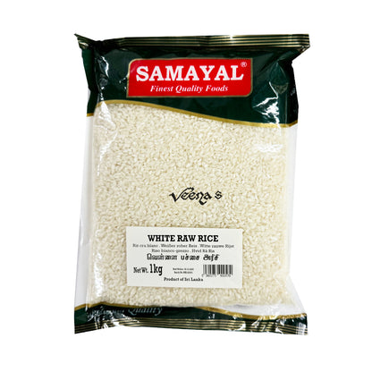 Buy Samayal White Raw Rice 1kg at Veenas.com - Online Indian Grocery Store UK