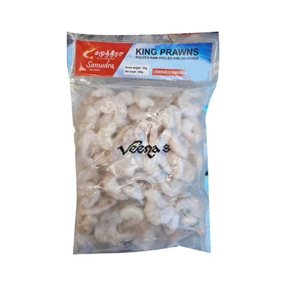 Buy Samudra King Prawns 31/40 Raw & Peeled 1kg at Veenas.com - Online Indian Grocery Store UK