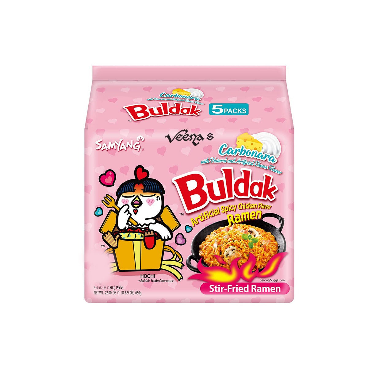 Buy Samyang Buldak Carbonara 650g at Veenas.com - Online Indian Grocery Store UK