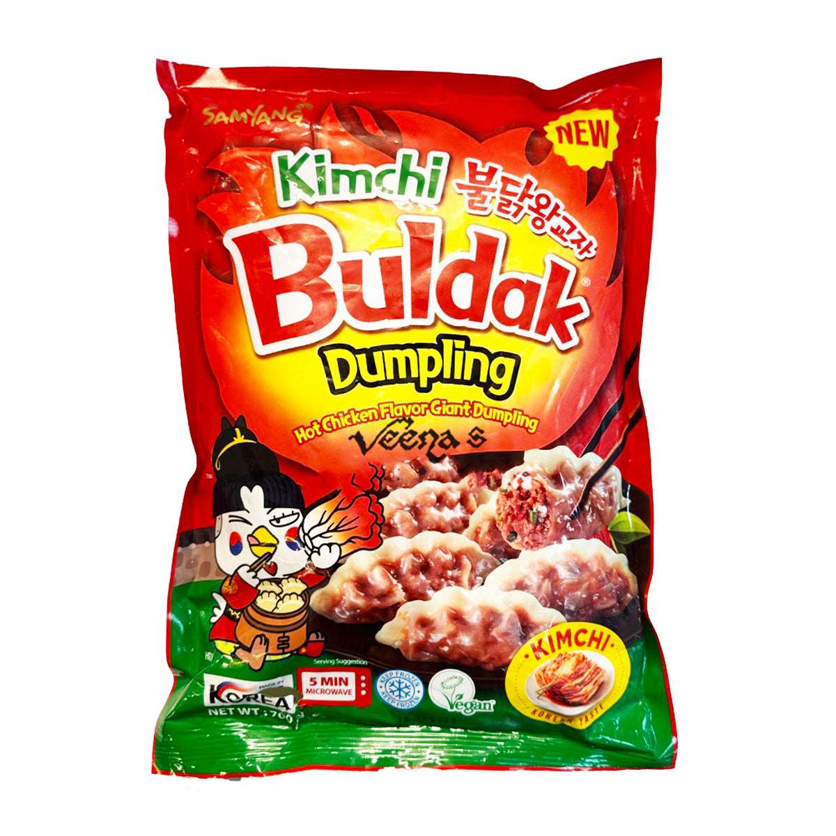 Buy Samyang Kimchi Buldak Dumpling 700g at Veenas.com - Online Indian Grocery Store UK