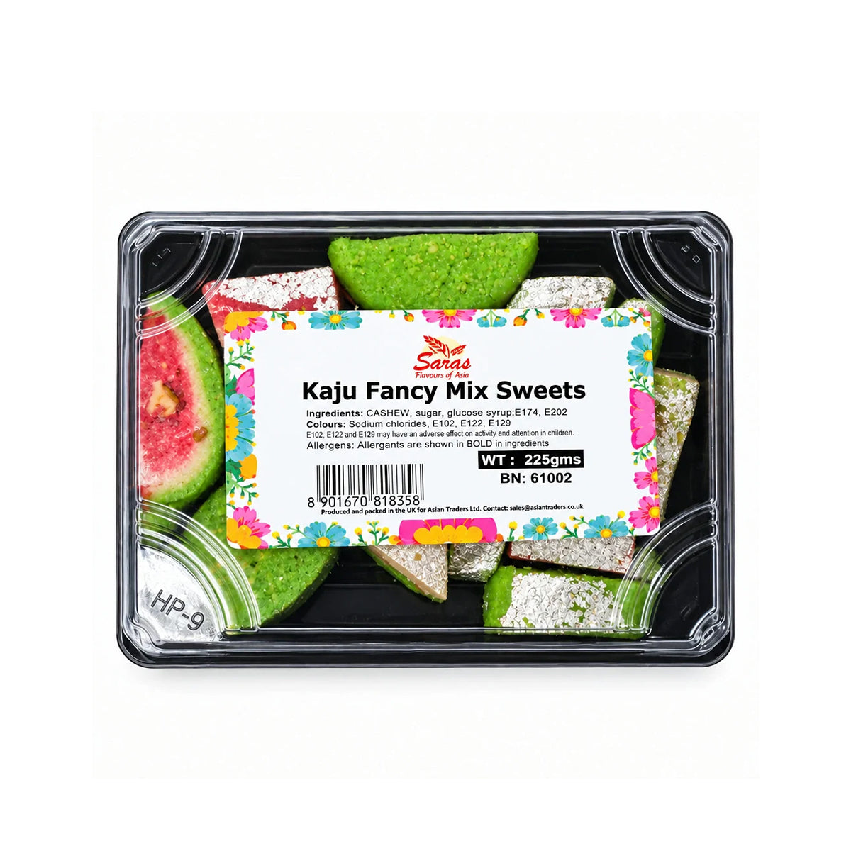 Buy Saras Kaju Fancy Mix at Veenas.com - Online Indian Grocery Store UK