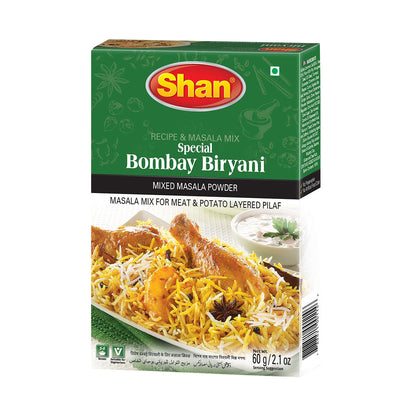 Buy Shan Special Bombay Biryani Masala 60g at Veenas.com - Online Indian Grocery Store UK