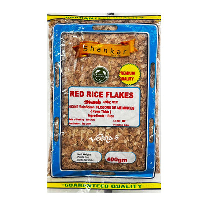Buy Shankar Red Rice Flakes 400g at Veenas.com - Online Indian Grocery Store UK