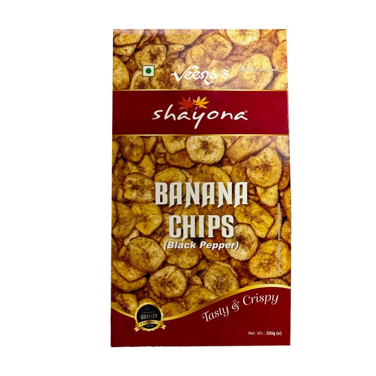 Shayona Banana Chips (Black Pepper)200g