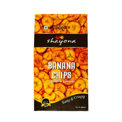 Buy Shayona Banana Chips(Chilli & Lemon ) 200g at Veenas.com - Online Indian Grocery Store UK