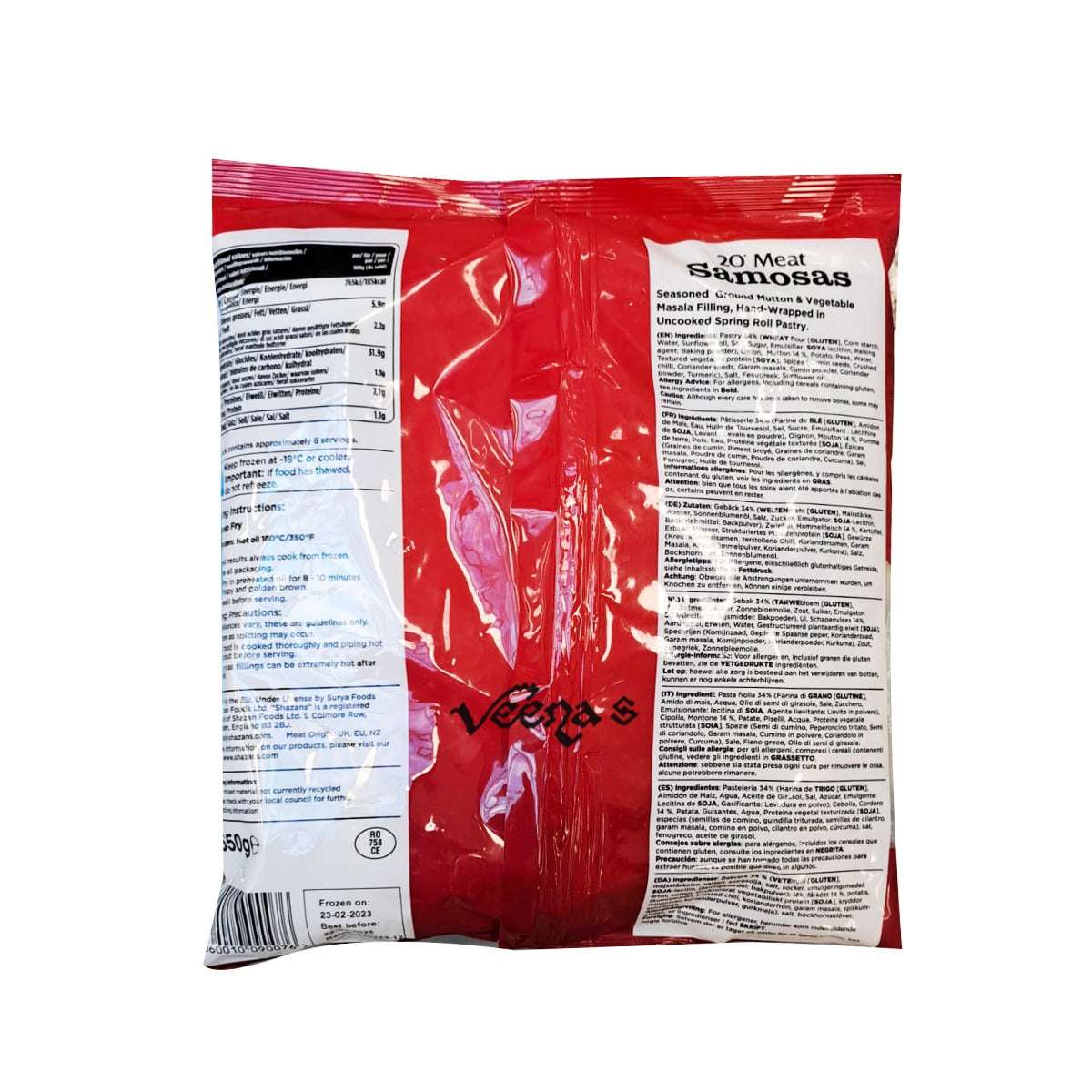 Buy Shazans Meat Samosa 650g at Veenas.com - Online Indian Grocery Store UK