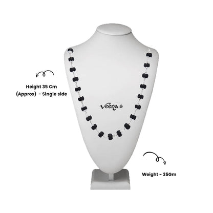Buy Silver Karungali Malai(Original) (Ebony Wood) at Veenas.com - Online Indian Grocery Store UK