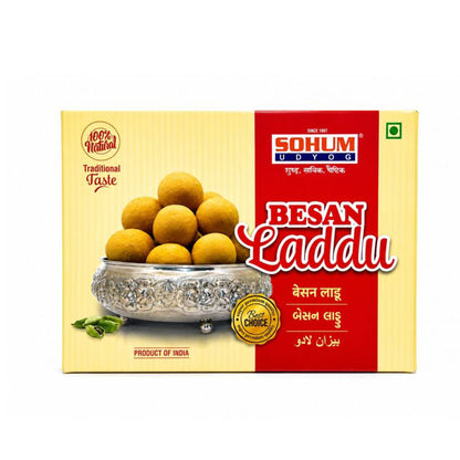 Buy Sohum Udyog Besan Laddu 250g at Veenas.com - Online Indian Grocery Store UK