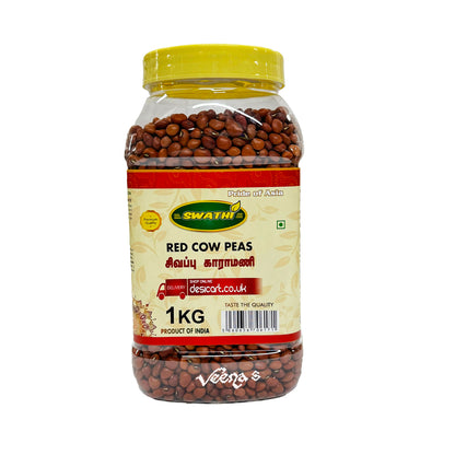 Buy Swathi Red Cow Peas 1kg at Veenas.com - Online Indian Grocery Store UK