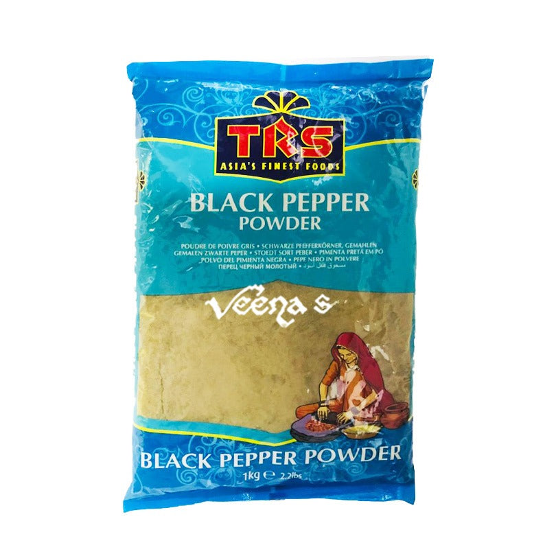 Buy TRS Black Pepper Powder 1kg at Veenas.com - Online Indian Grocery Store UK