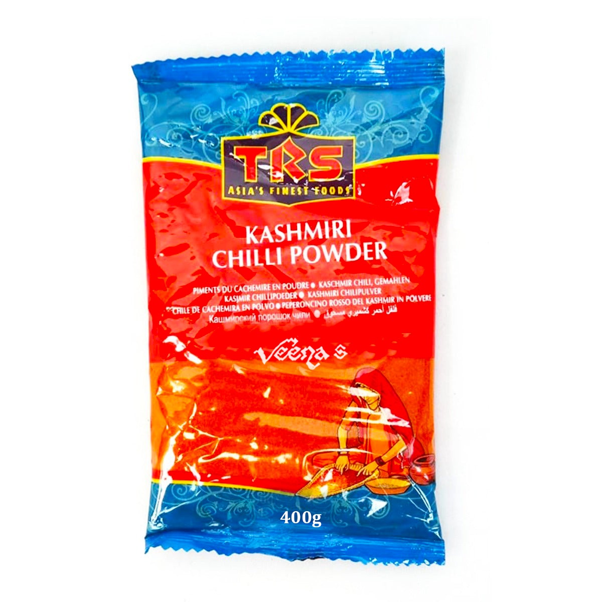 Buy TRS Kashmiri Chilli Powder 400g at Veenas.com - Online Indian Grocery Store UK