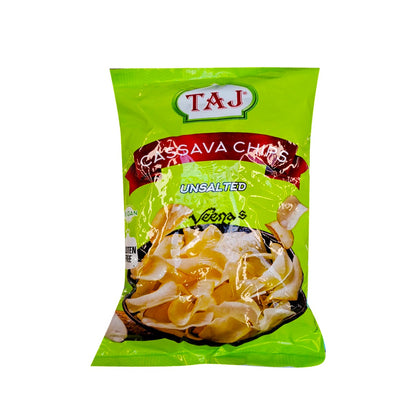 Buy Taj Cassava Chips Unsalted 200g at Veenas.com - Online Indian Grocery Store UK