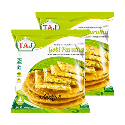 Buy Taj Gobi Paratha 400g (Pack of 2) at Veenas.com - Online Indian Grocery Store UK