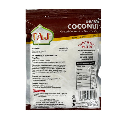 Buy Taj Grated Coconut 300g at Veenas.com - Online Indian Grocery Store UK