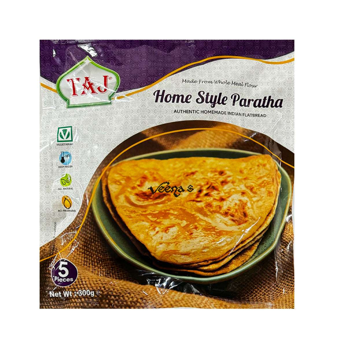 Taj Home Style Paratha 300g