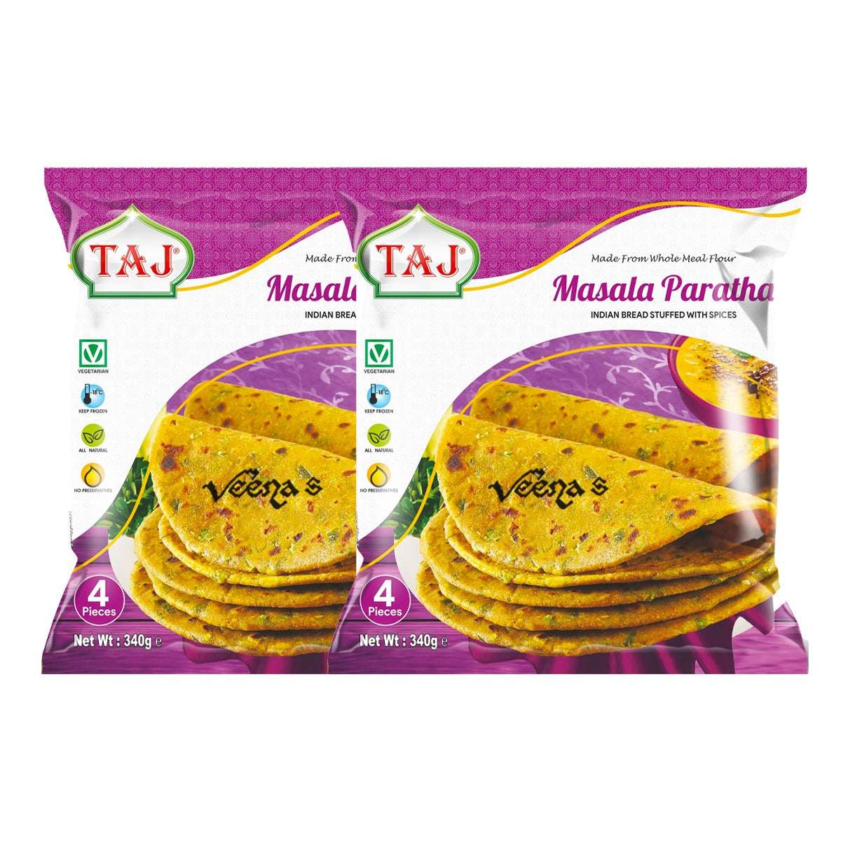 Taj Masala Paratha 400g (Pack of 2)
