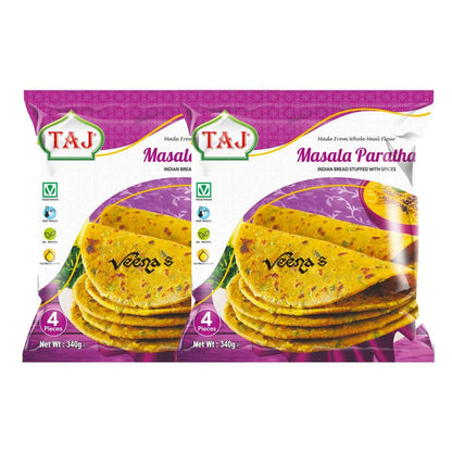 Buy Taj Masala Paratha 400g (Pack of 2) at Veenas.com - Online Indian Grocery Store UK