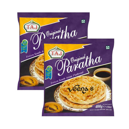 Buy Taj Original Paratha 400g (Pack of 2) at Veenas.com - Online Indian Grocery Store UK