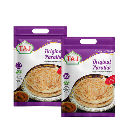 Buy Taj Original Paratha (Family Value Pack) (Pack of 2) at Veenas.com - Online Indian Grocery Store UK