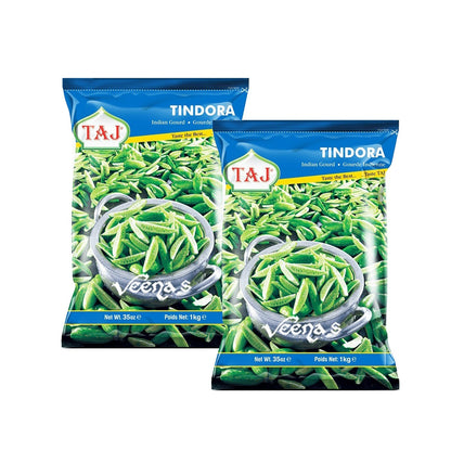 Buy Taj Tindora 1kg (Pack of 2) at Veenas.com - Online Indian Grocery Store UK