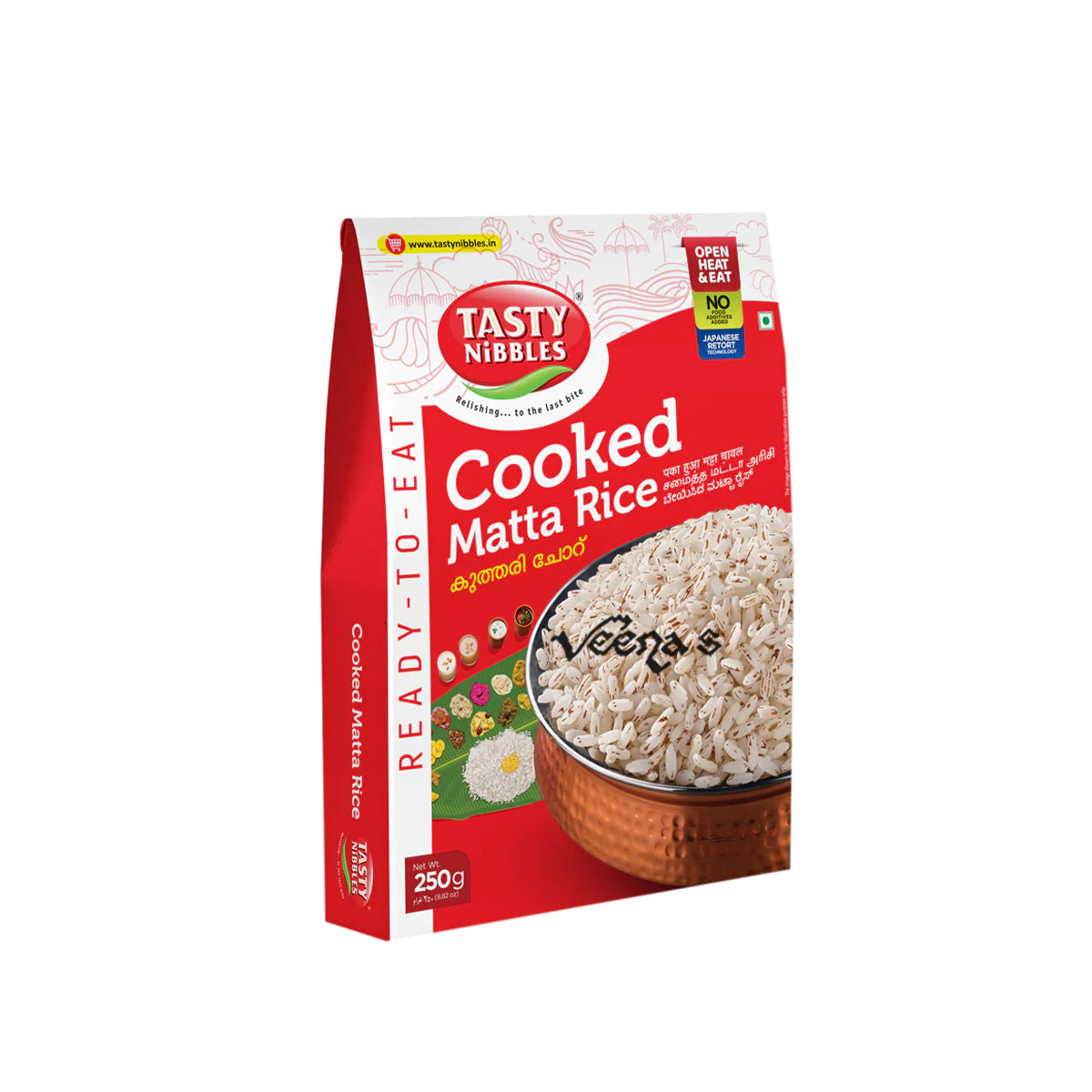 Tasty Nibbles Cooked Matta Rice 250g– veenas.com