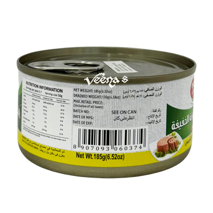 Buy Tasty Nibbles Light Meat Tuna in Sunflower Oil 185g at Veenas.com - Online Indian Grocery Store UK