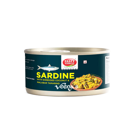 Tasty Nibbles Sardine With Shredded Coconut & Tamarind 185g