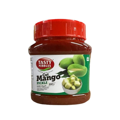 Buy Tasty Nibbles Cut Mango Pickle 200g at Veenas.com - Online Indian Grocery Store UK