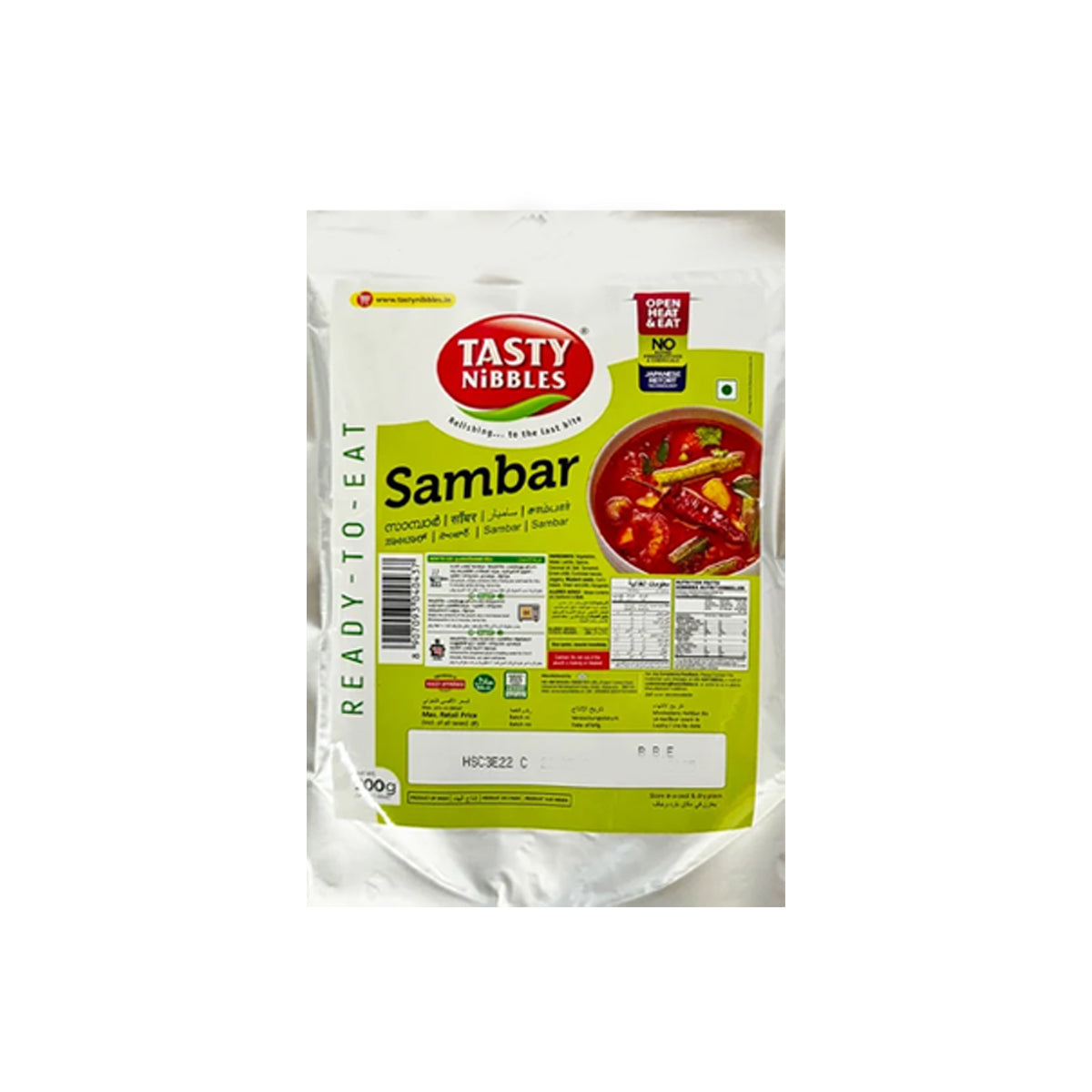 Buy Tasty Nibbles Sambar 200g at Veenas.com - Online Indian Grocery Store UK