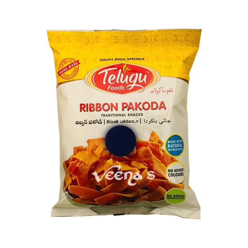 Buy Telugu Foods Ribbon Pakoda 170g at Veenas.com - Online Indian Grocery Store UK