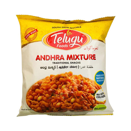 Buy Telugu Foods Andhra Mixture 170g at Veenas.com - Online Indian Grocery Store UK