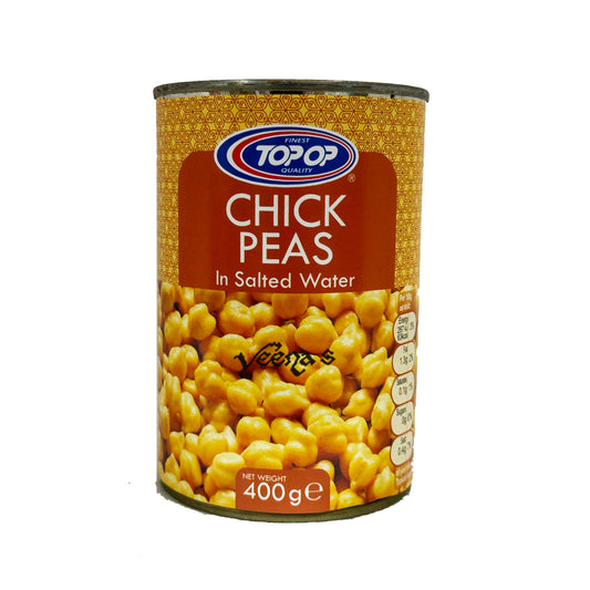 Top Op Chick Peas Tin 400g