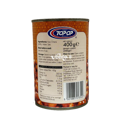 Buy Top Op Kala Chana 400g at Veenas.com - Online Indian Grocery Store UK