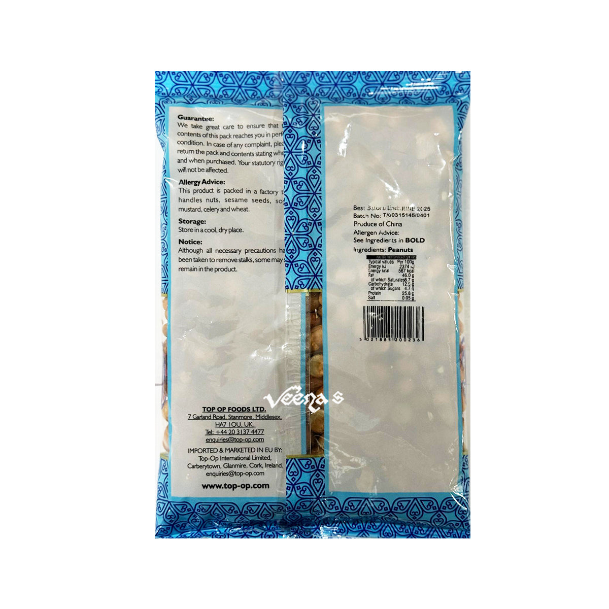 Top Op Peanuts Pink 300g