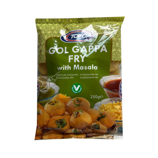 Buy Top Op Gol Gappa Fry with Masala 250g at Veenas.com - Online Indian Grocery Store UK